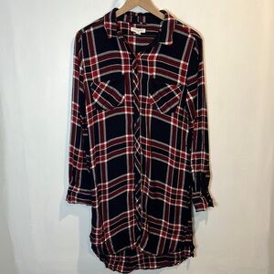 Women’s | BeachLunchLounge oversized plaid flannel | SP
